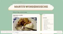 Desktop Screenshot of martiswunderkueche.com