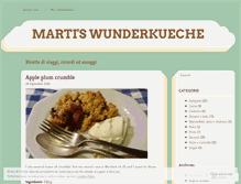 Tablet Screenshot of martiswunderkueche.com